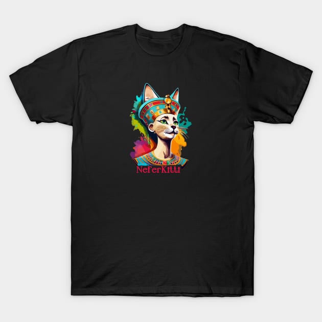 NeferKitti T-Shirt by CatCoconut-Art